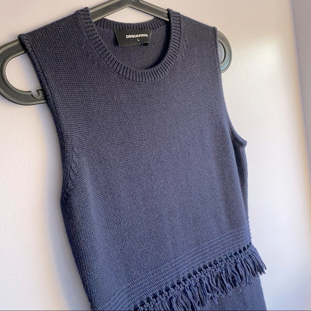 DSQUARED2 Dress, NOWT, Navy, Size L (8-10)